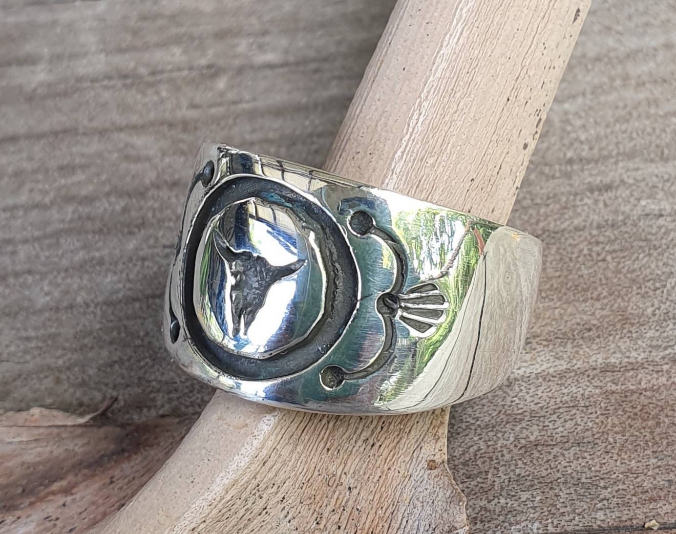 Cows skull,Buffalo,925 Sterling silver,bull skull,tribal, indian, cowboy, country, western,hipster style,rockabilly,mens fashion,handmade