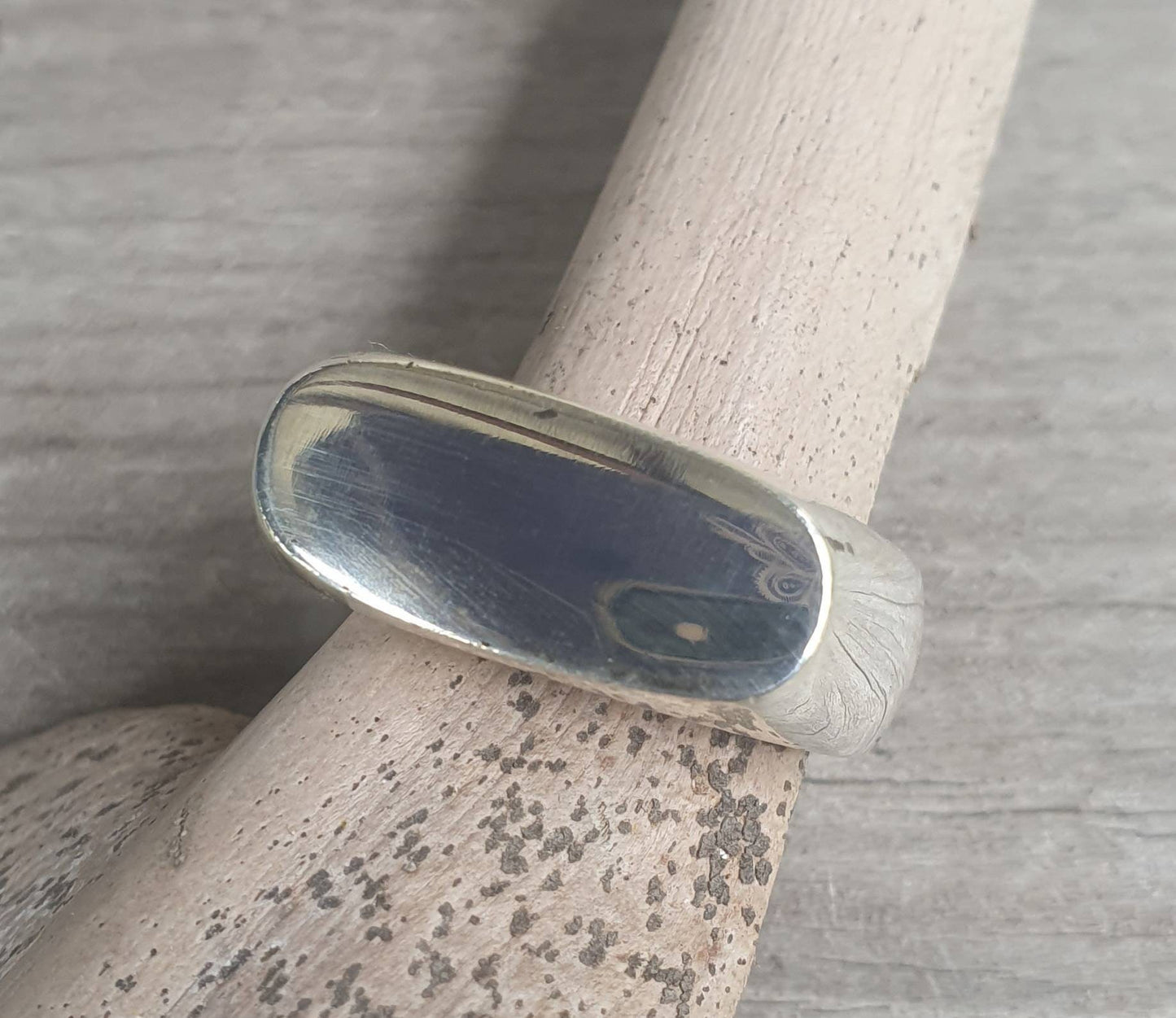 Silver square Signet ring,sterliing silver, 9mm wide,handmade,boho,college ring,blank ring,unisex