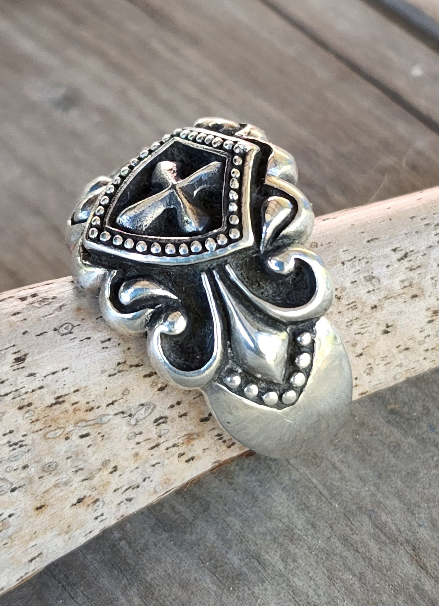 cross ring,sterling silver,medievil even sided cross ring,religious, victorian,vintage,mans wedding,celtic,shield,steampunk,knights templar