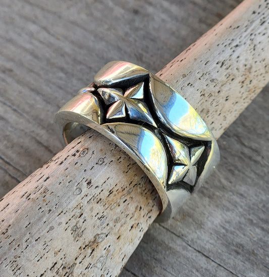 Wide silver ring, 14 mm heavy silver band,chunky,sterling silver, industrial,handmade,wedding band, plain silver,hipster,wide band,