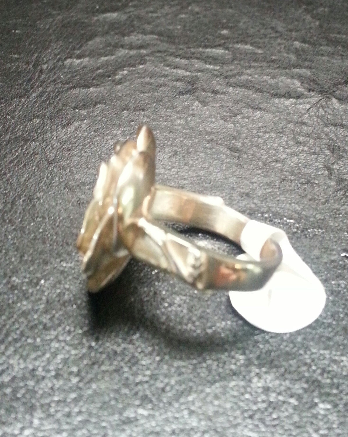 Large silver rose ring,925 sterling silver, alternative steampunk gothic art nouveau victorian punk