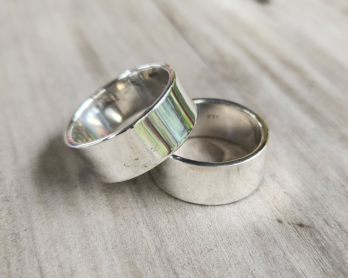 Plain silver ring,solid 9mm wide sterling silver band,wedding dress ring,unisex
