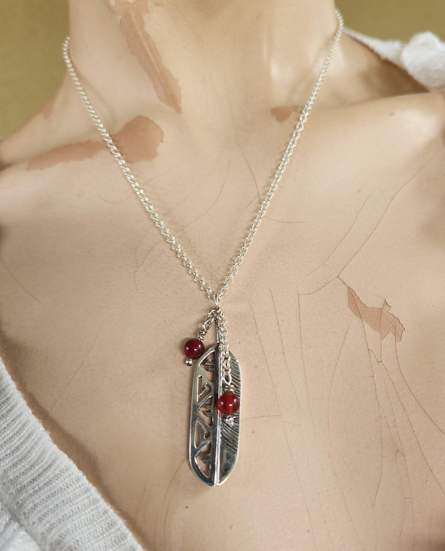 feather turquoise pendant,925 sterling silver,eagle,indian,gypsy,hippy,boho,aztec.