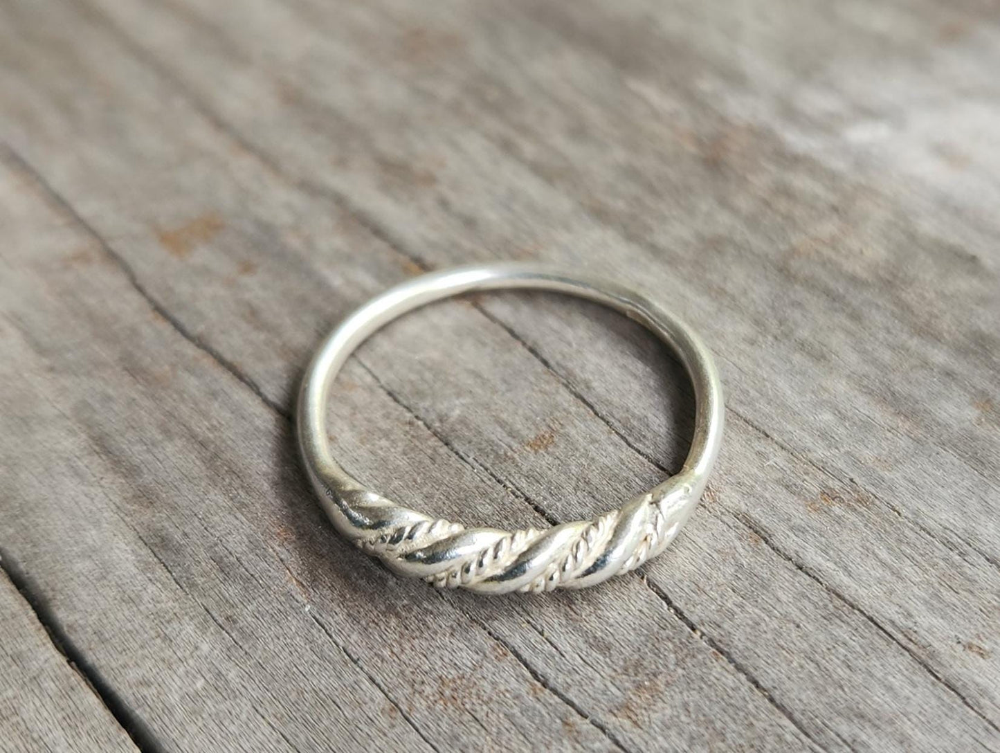 Stacker rings,solid sterling silver,fancy twisted wire,fine silver band, plain and antique stackable,boho,pinkie,woven ring