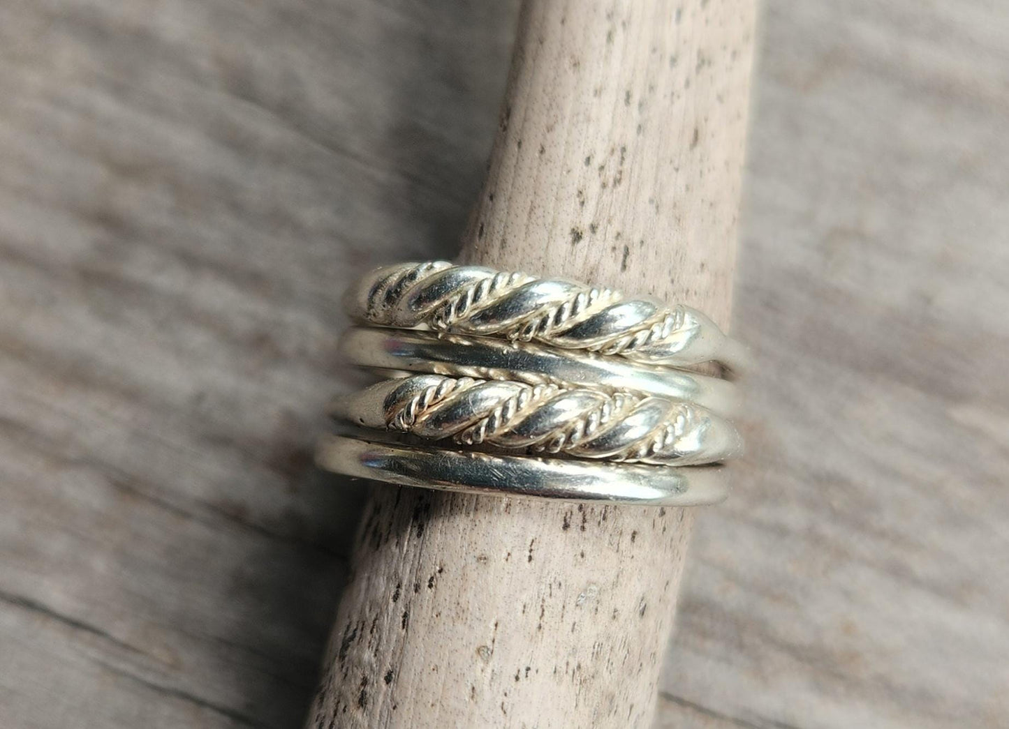 Stacker rings,solid sterling silver,fancy twisted wire,fine silver band, plain and antique stackable,boho,pinkie,woven ring