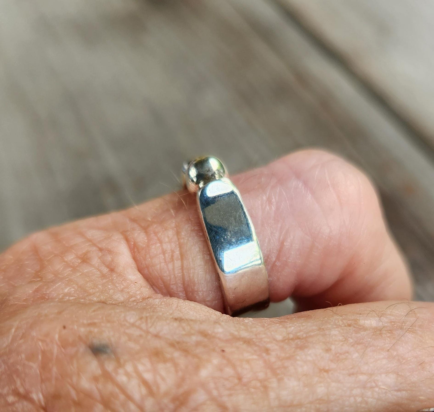 small 925 silver ball ring, pinkie ring,solid sterling silver band,handmade, minamalist, plain silver.