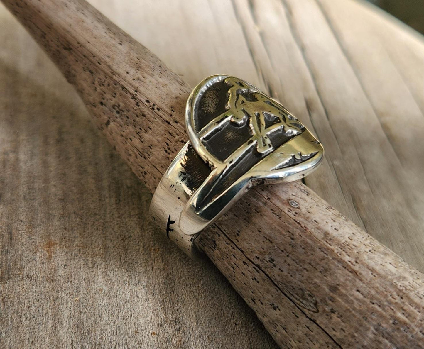 Surfer ring,925 sterling silver,surf board rider, wave,surfer,sterling silver,beach jewelry,handmade,