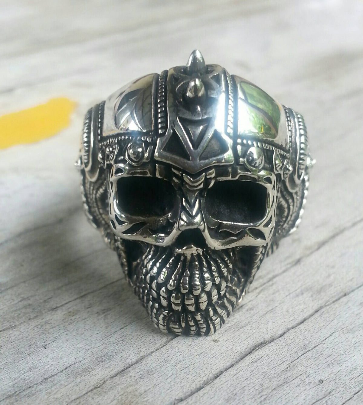 Viking Skull ring, 925 sterling silver,medieval,steampunk tribal mens wedding dress sterling silver ring