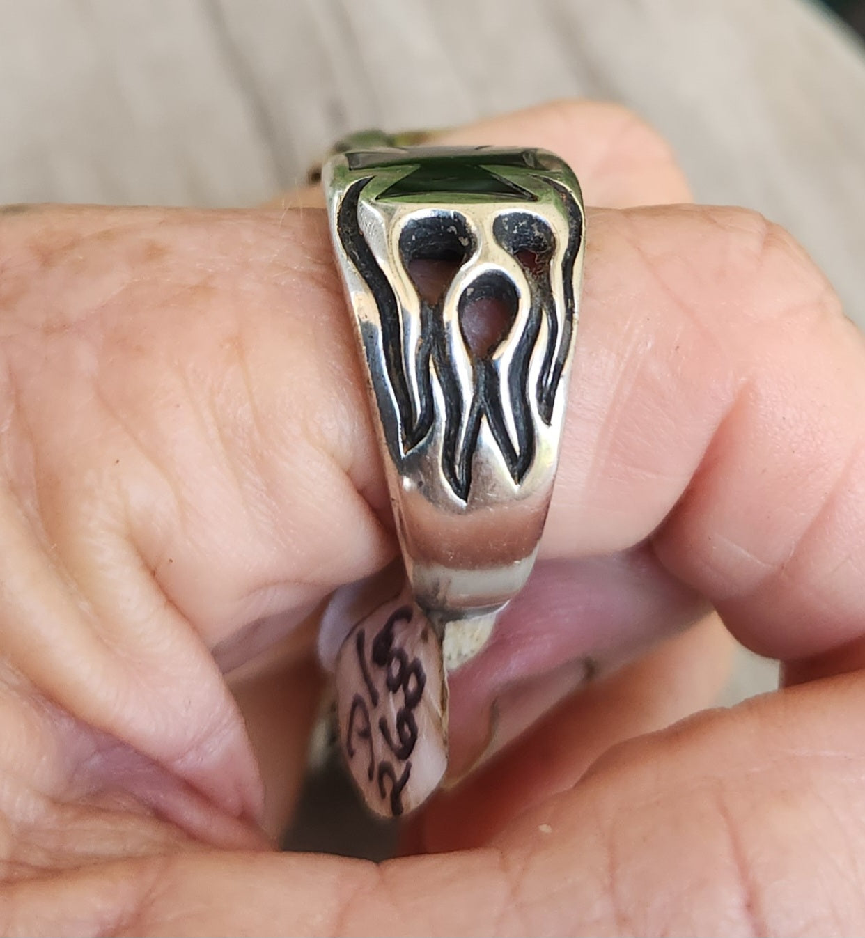 Black maltese cross ring,925 sterling silver,flame ring,steampunk,cross,gothic,punk,men's fashion,Celtic cross,chunky ring,knights templar