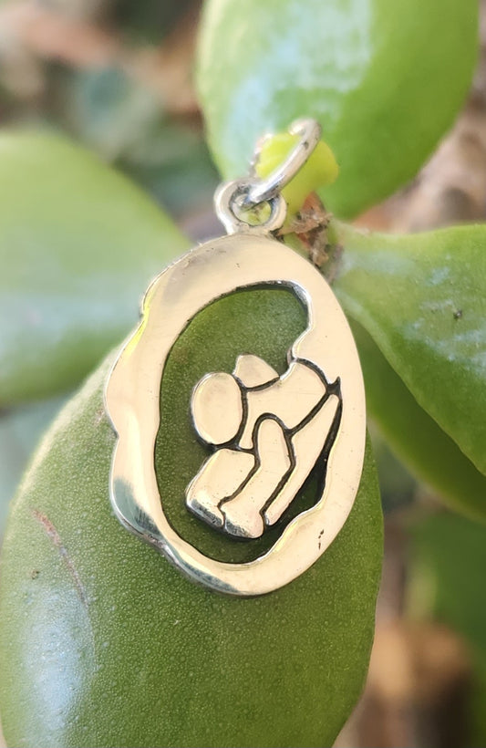 Boogie board pendant,bodyboard,925 sterling silver,wave,surfer, surf charm,beach jewelry,handmade