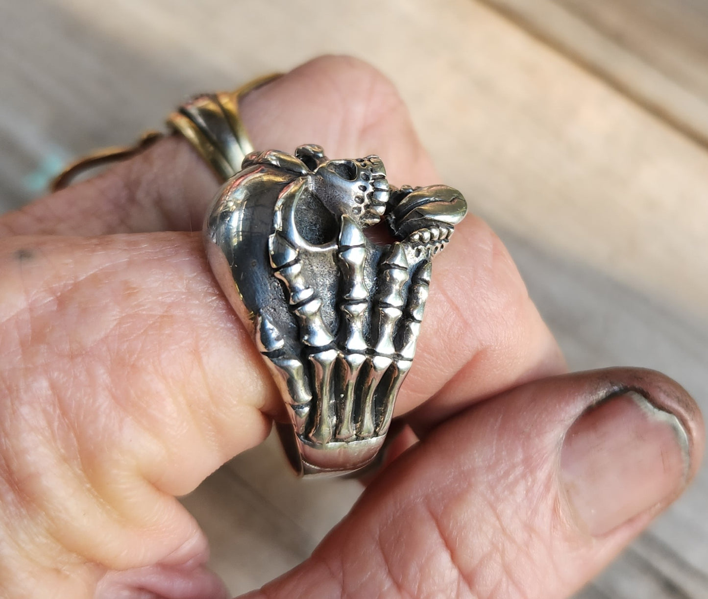 skeleton ring,925 skull ring,Sterling silver, steampunk,gothic, punk,handmade,hipster,boho,biker,mans fashion
