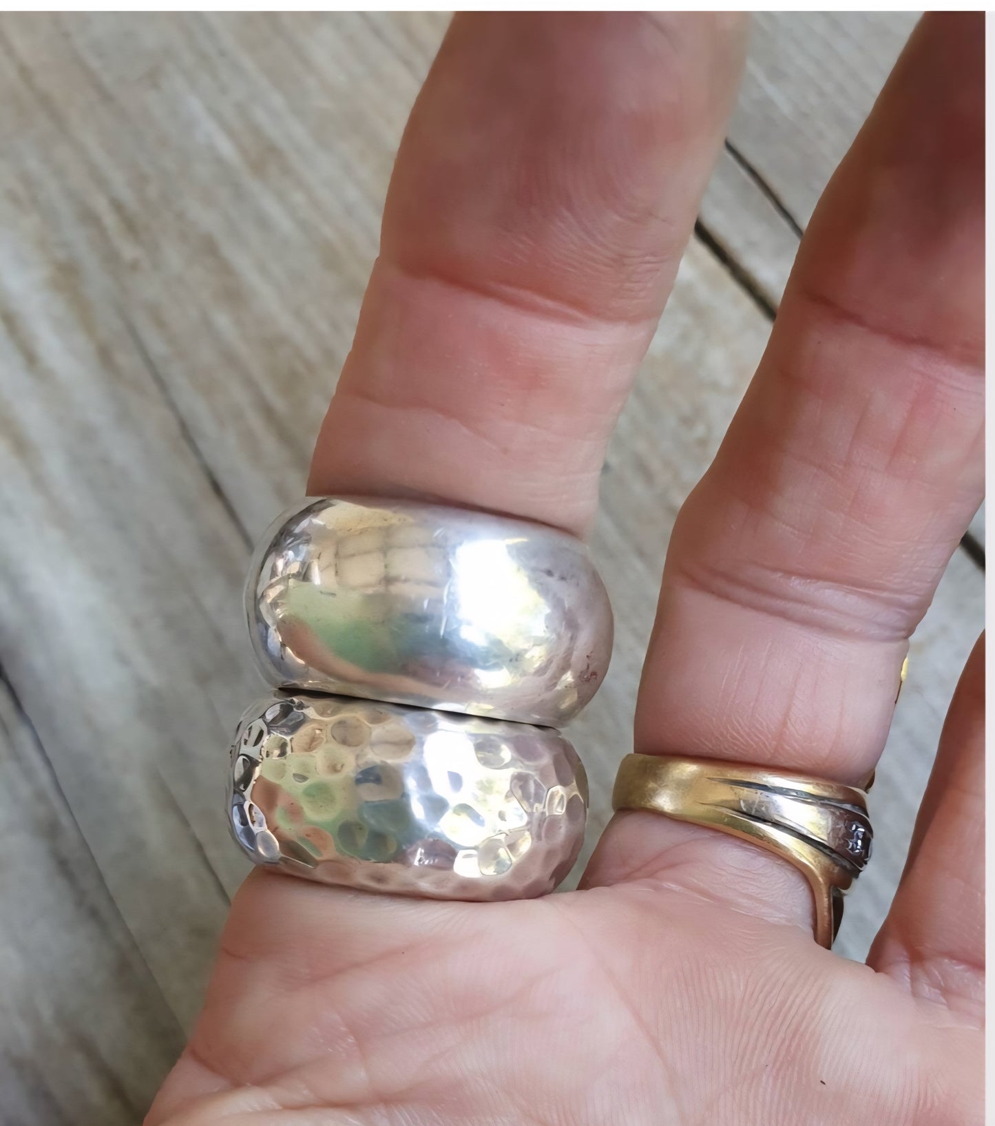 Wide heavy silver ring,925 sterling silver solid band,12 mm chunky rustic band,plain band,handmade,wedding ring,half rounded,boho,wide silver ring,