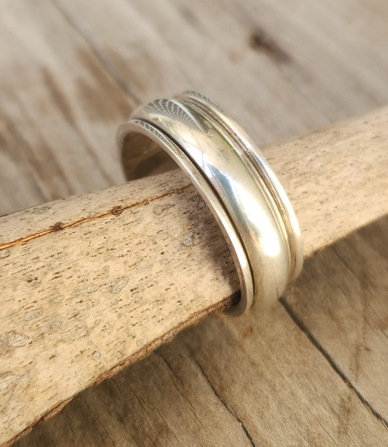 spinner worry ring,925 sterling silver,large size,plain silver band,handmade wedding,bespoke
