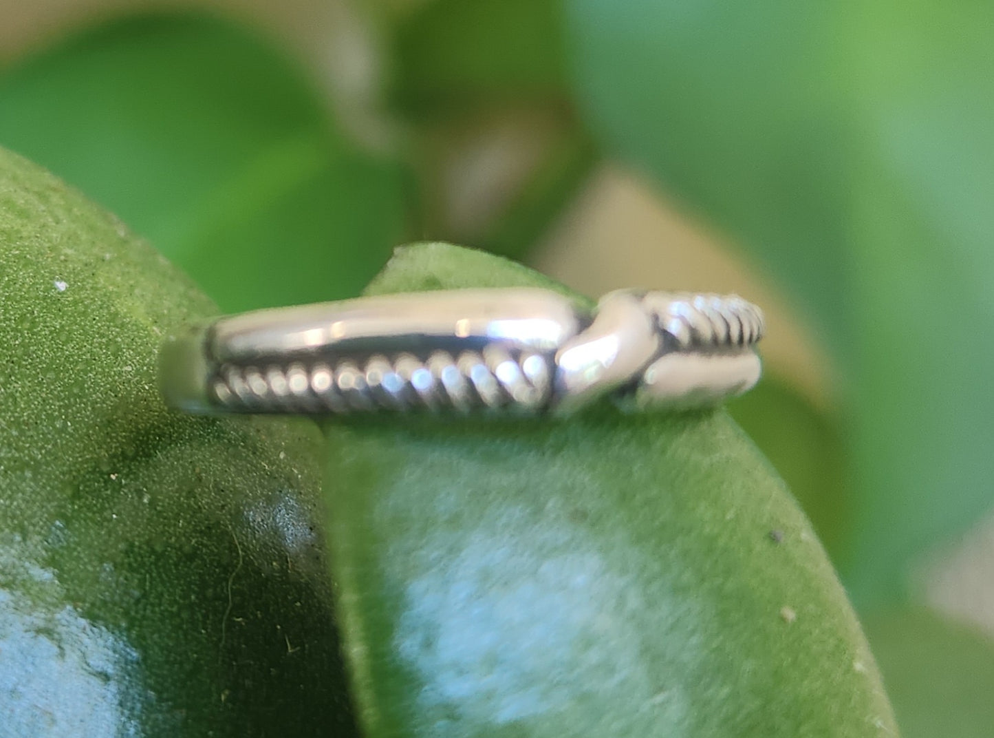 Small Stacker ring,Sterling silver,tribal,ethnic band,twisted wire,fine band,boho ring,thin silver ring,pinkie ring,small ring.