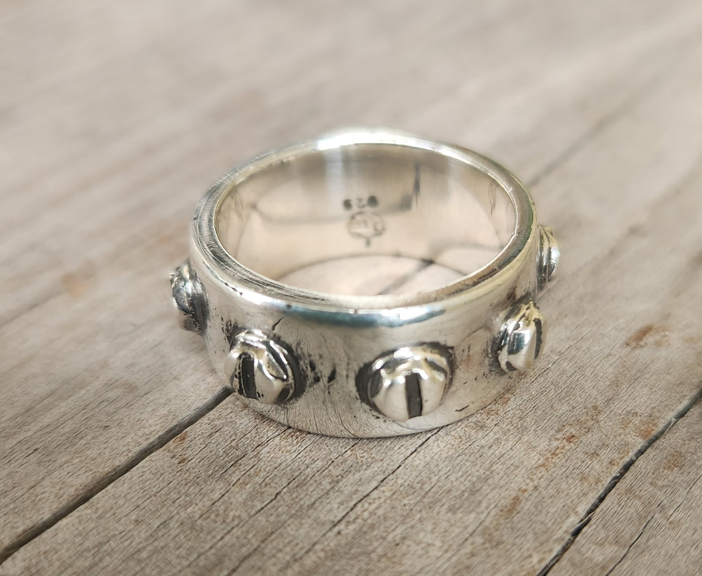 Rustic mechanic screw ring,925 solid sterling silver,16 gms industrial,chunky ring,mechanic, nugget,men's fashion,steampunk,handmade,rockabilly,hipster