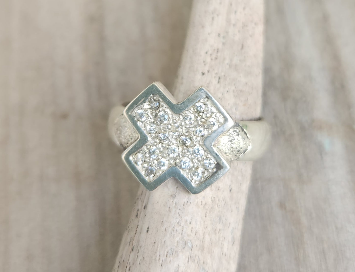 X bling ring,925 sterling silver,cubic zirconia, X gen cross ring,cz ring, X generation.