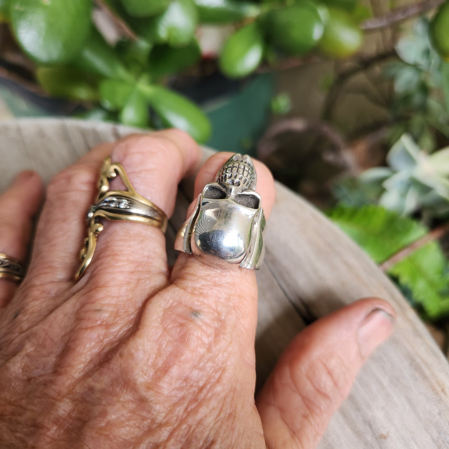 Long silver skull ring,  925 sterling silver,heavy plain ladies skull ring, steampunk,pirate,gothic punk pirate