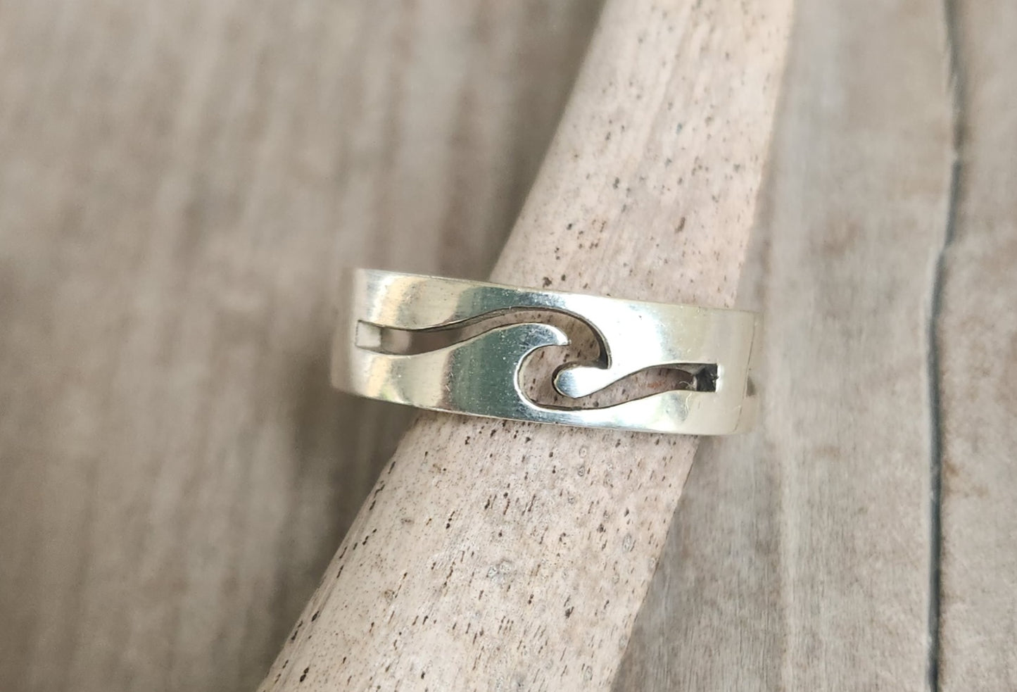 Wave Surf ring,925 sterling silver, ocean sea wedding ring