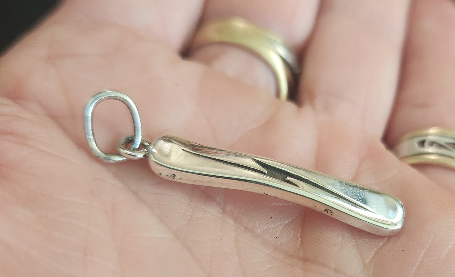 Skateboard grab air pendant,925 sterling silver,skateboard deck,handmade