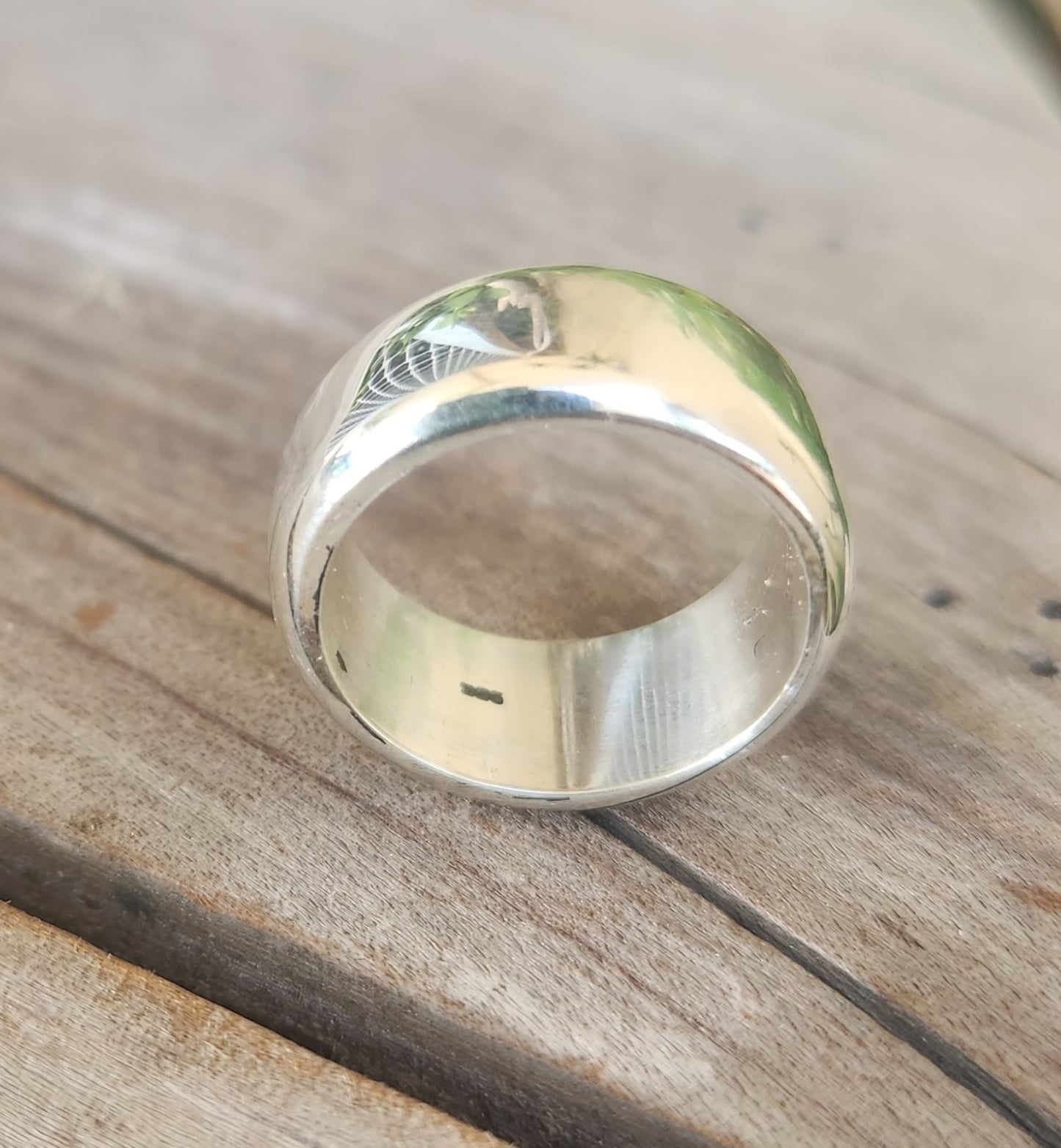 9mm silver ring,925 solid sterling silver,handmade plain band ,rounded band,unisex,d ring,