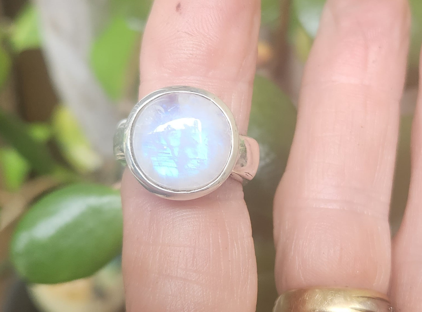 Green onyx ring,sterling silver,chunky ring,boho, large gemstone ring,handmade,cubic zirconia ring,modern