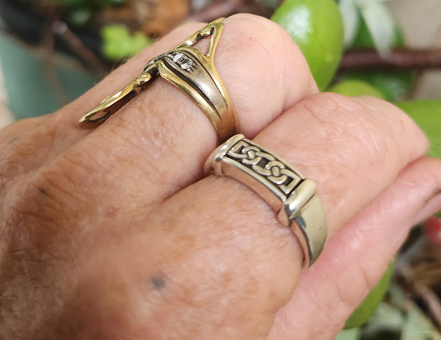 Celtic ring,925 sterling silver,narrow celtic tribal ring,