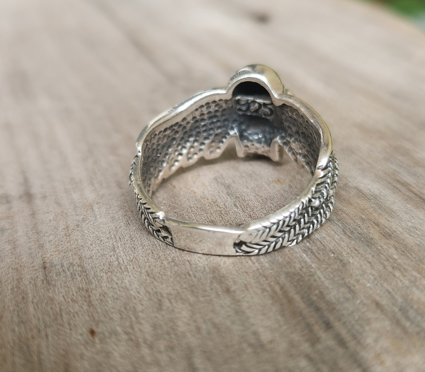 Skull winged ring,925 sterling silver, hells angel,unisex ring ,steampunk,vampire gothic, punk, solid sterling silver,heavy,hipster