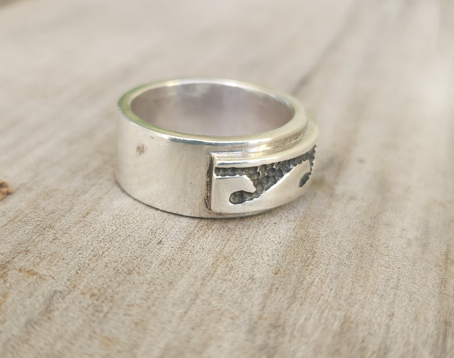 Wave surf ring,925 sterling silver,heavy solid band,surfer,ocean wedding ring,diving,sailor,ski,snorkling,windsurfing