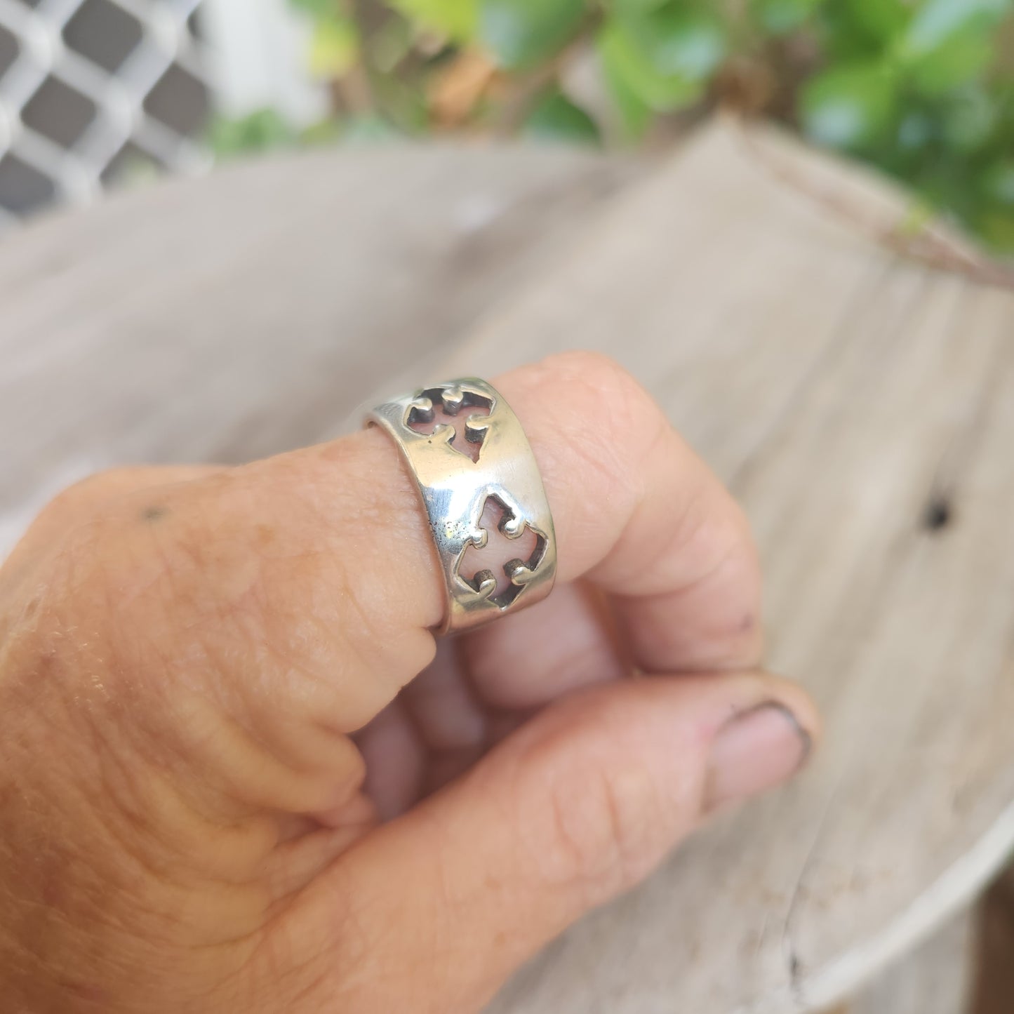 cross ring,925 solid sterling silver,even sided cross band,unisex wedding band, steampunk gothic punk sterling silver ring