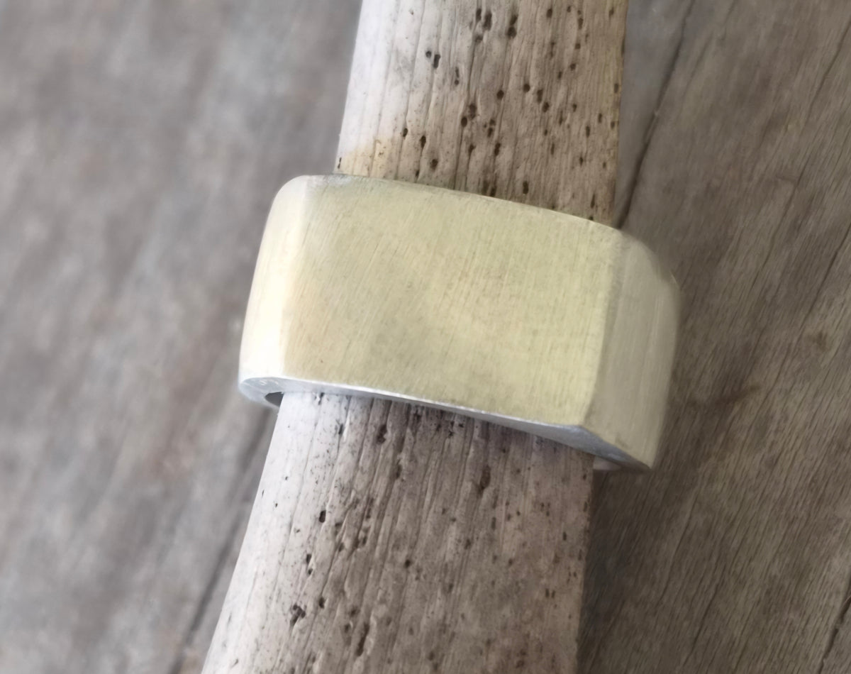 Small Silver Signet ring,925 sterling silver, rectangle pinkie ring,blank.size 2