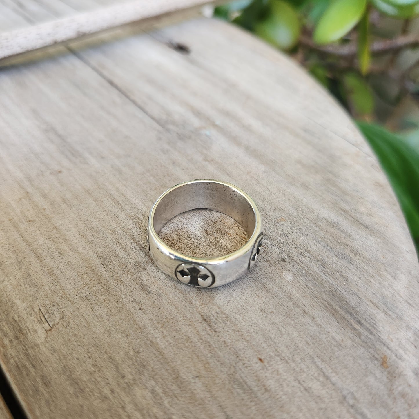 Gothic cross ring,925 sterling silver,wedding band, steampunk gothic punk sterling silver ring