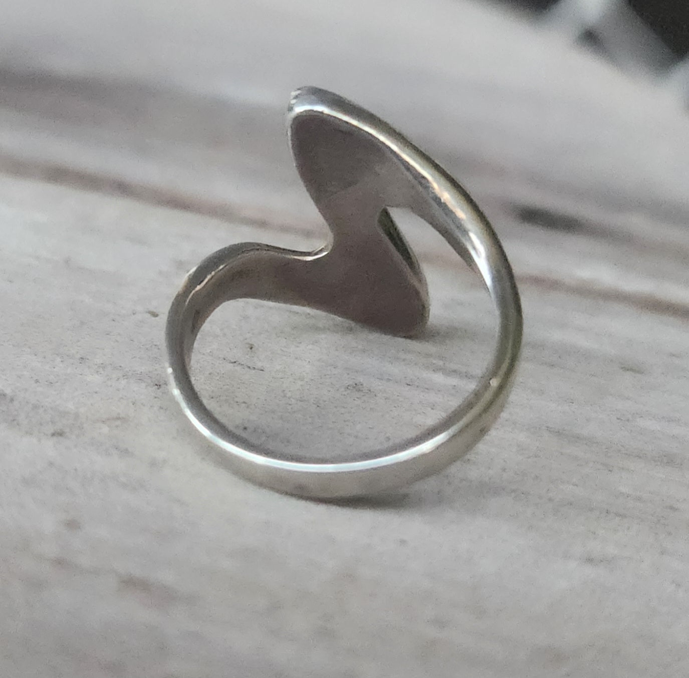 long silver ring,925 sterling silver,handmade,boho, alternative steampunk gothic art nouveau victorian
