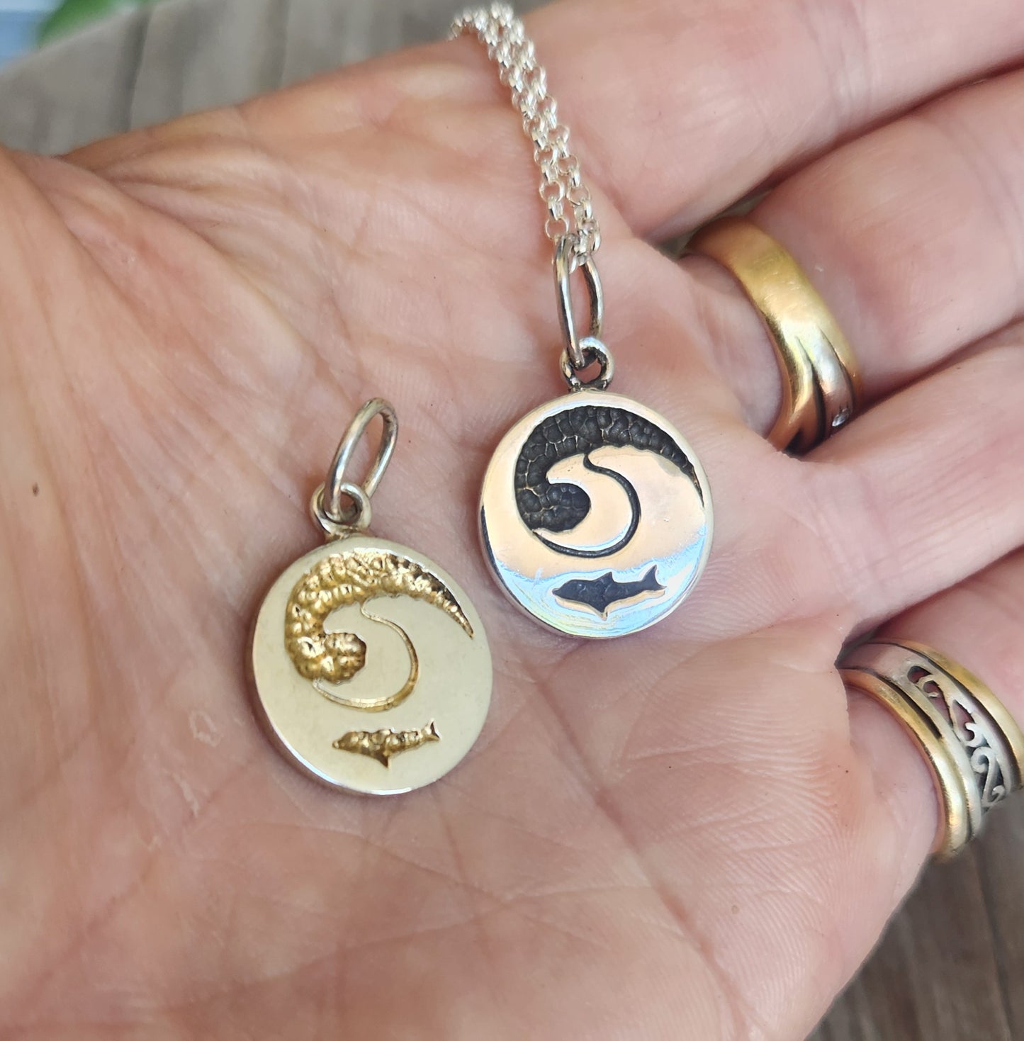 Wave pendant,925 sterling silver medallion,fishing,dolphin, diver,,surf pendant,sailor,sea, wave,surfer,surf,beach jewelry,handmade,