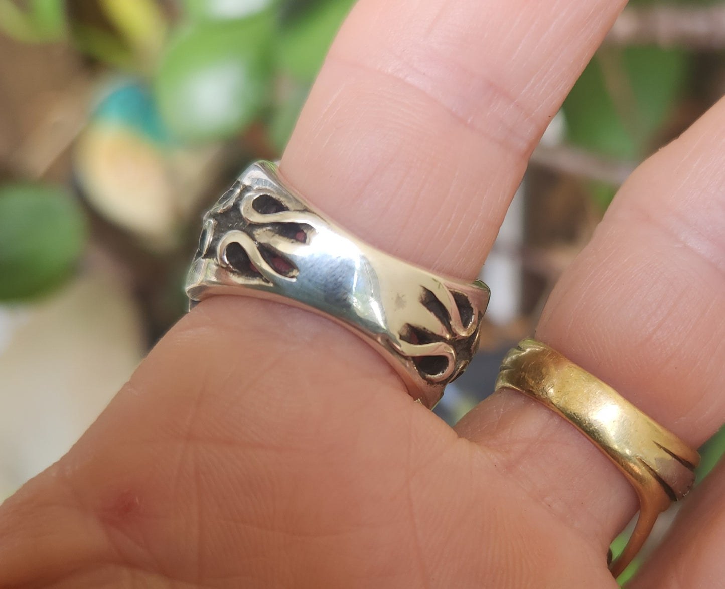 skull ring, 925 sterling silver,steampunk, gothic, punk,multi skull,pirate,hipster,handmade,grunge,mens fashion,chunky ring,reaper,biker