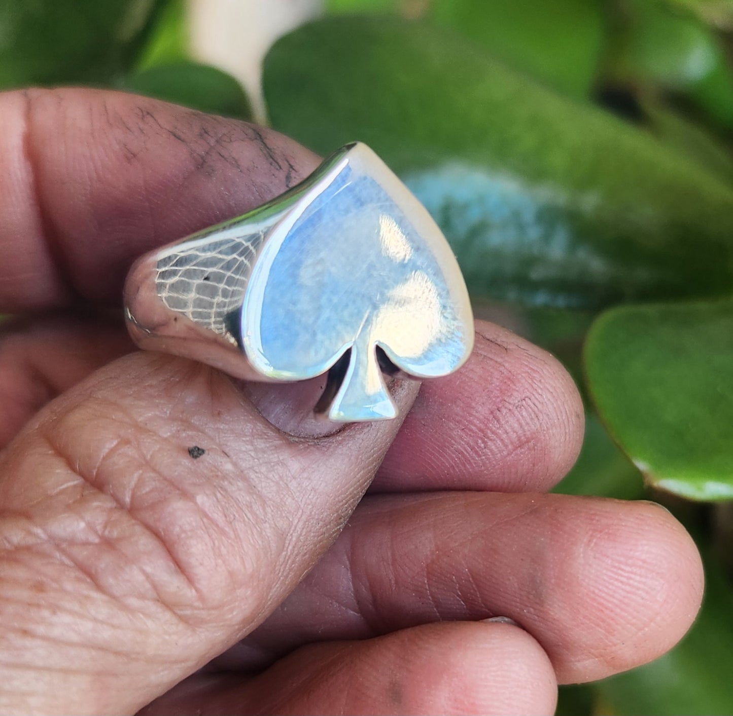 Ace of spades ring, gambling,cards,sterling silver,ace ring,handmade,Vegas wedding,hipster,poker,black Jack,chunky ring,mens fashion,signet ring