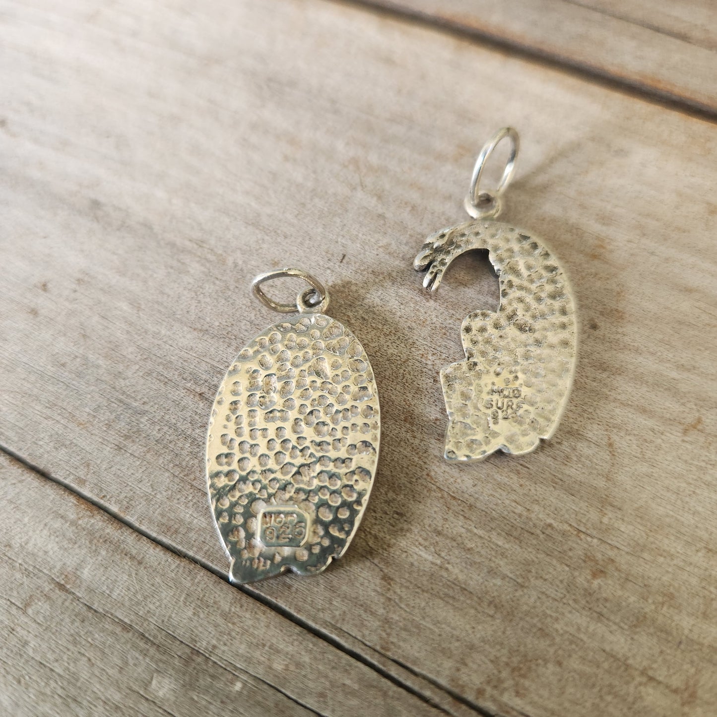surfer pendant,925 sterling silver,surfboard rider,wave,surf beach ocean jewelry,handmade,
