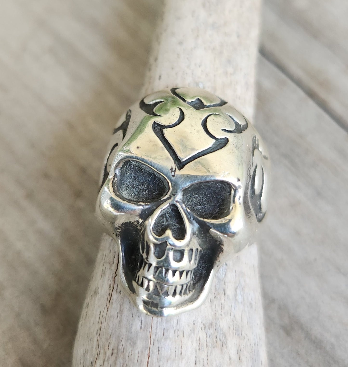 skull ring,925 sterling silver,tibal skull steampunk gothic punk, pirate,handmade,Celtic,skeleton,