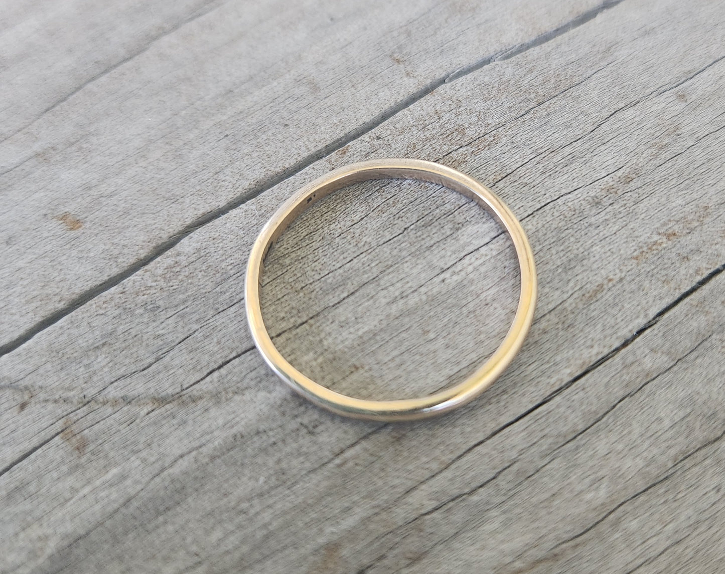 9k gold Stackerable ring 9ct  solid gold not plated 1.5mm plain gold band fine dainty boho pinkie stacker rose gold yellow