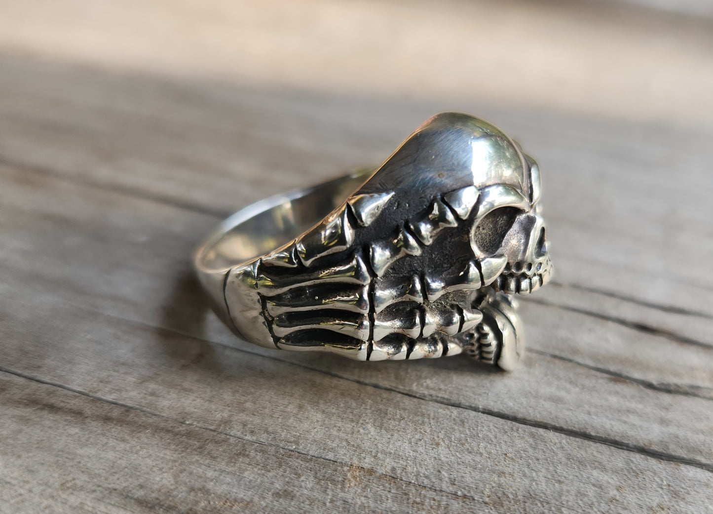 skeleton ring,925 skull ring,Sterling silver, steampunk,gothic, punk,handmade,hipster,boho,biker,mans fashion