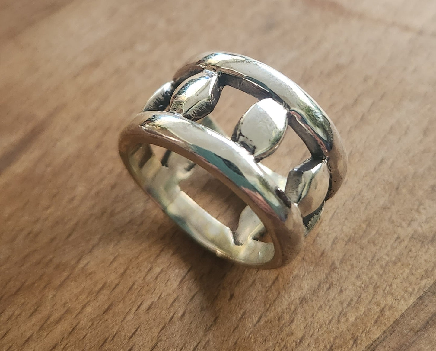 Wide rustic ring,13mm hammered band,925 sterling silver,handmade,nugget band,rough silver,boho,industrial