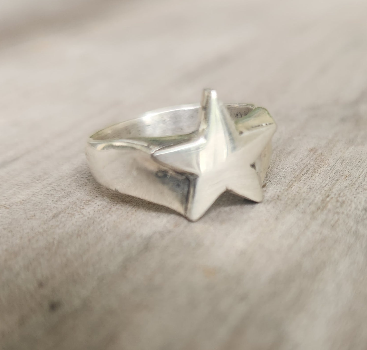 Small star ring,925 sterling silver,pinkie ring