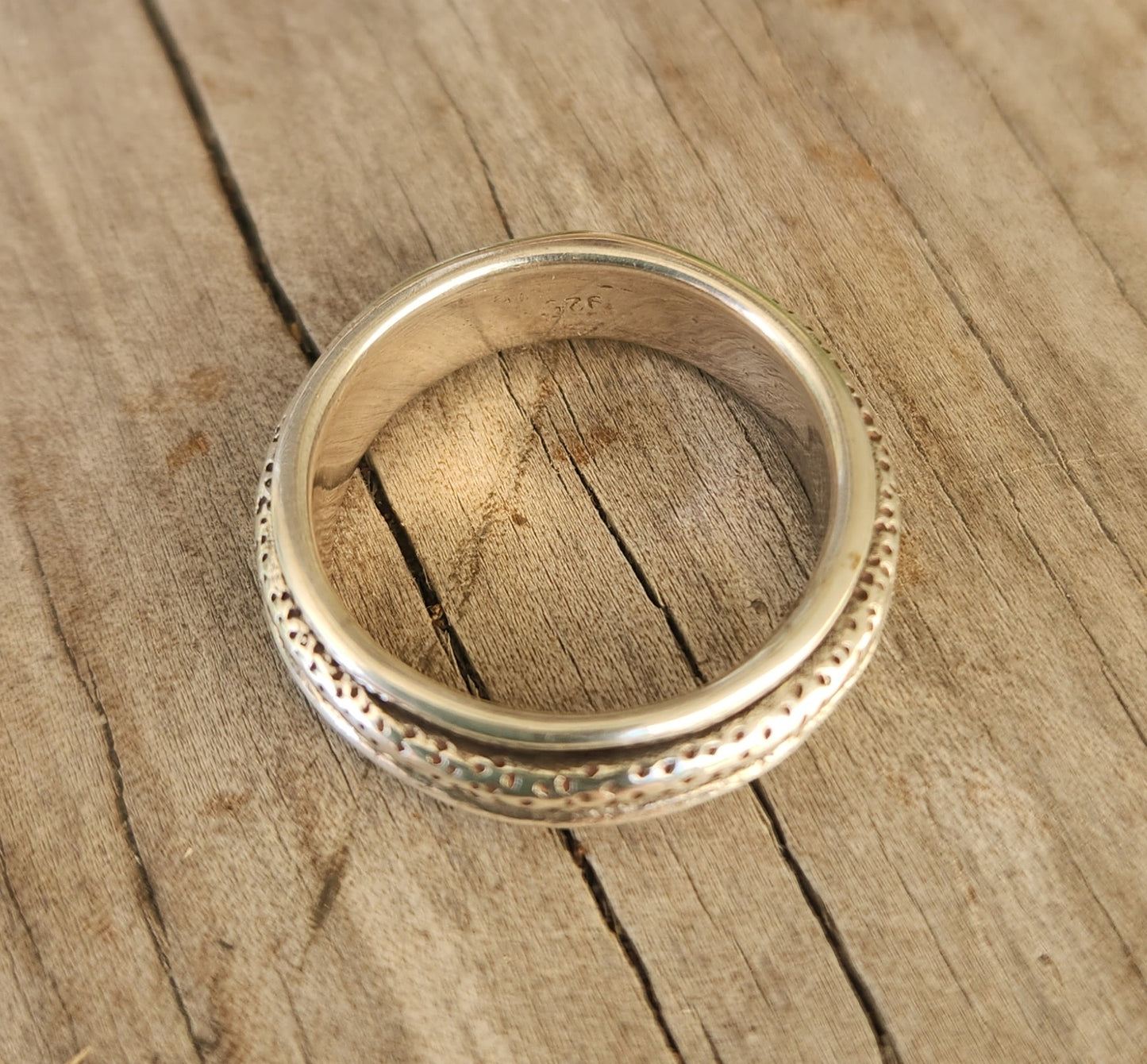 spinner ring,rustic,925 sterling silver,large size,tribal worry ring,handmade wedding,industrial,bespoke