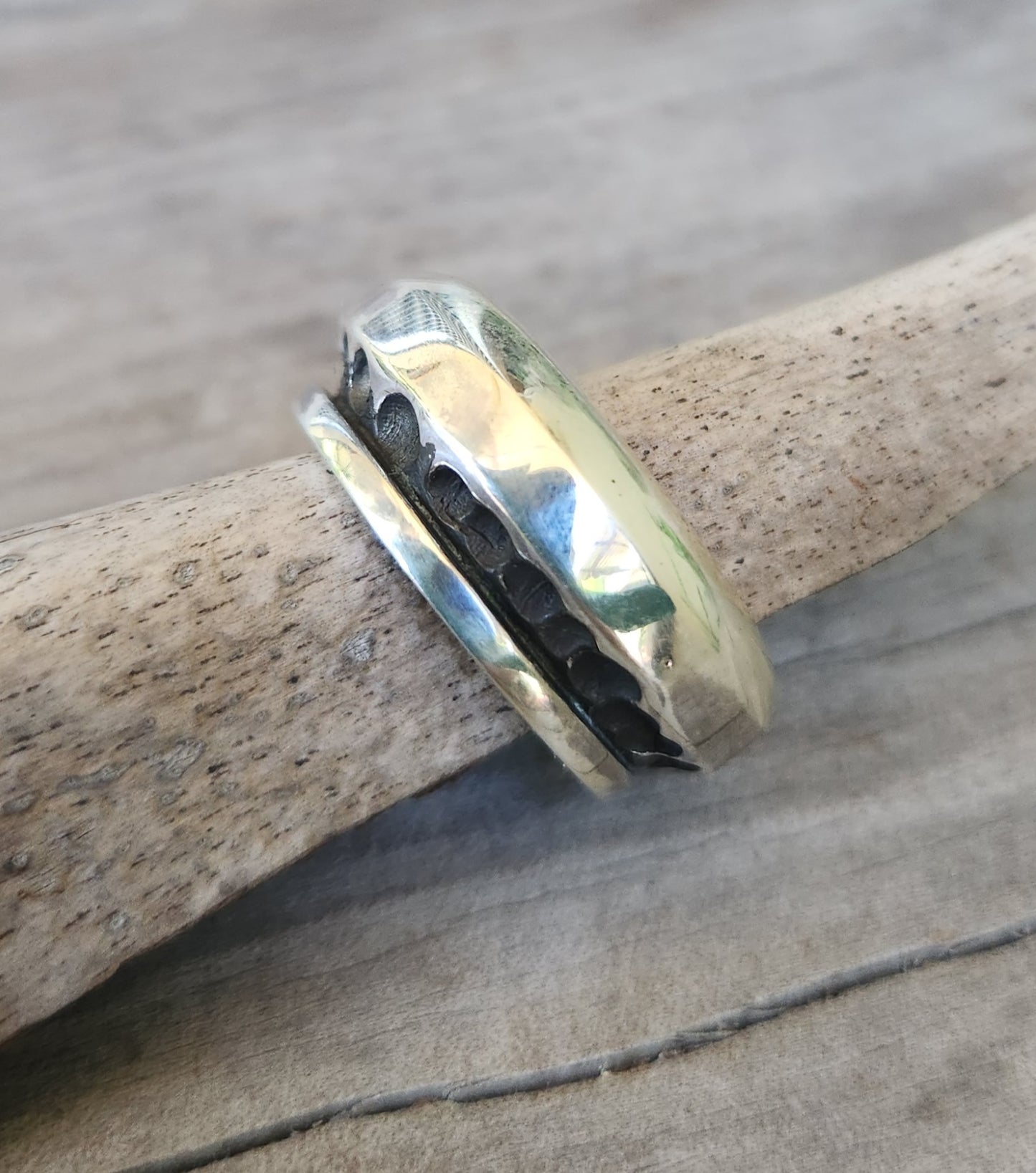wide mens silver ring, 925 sterling silver, handmade,wedding band