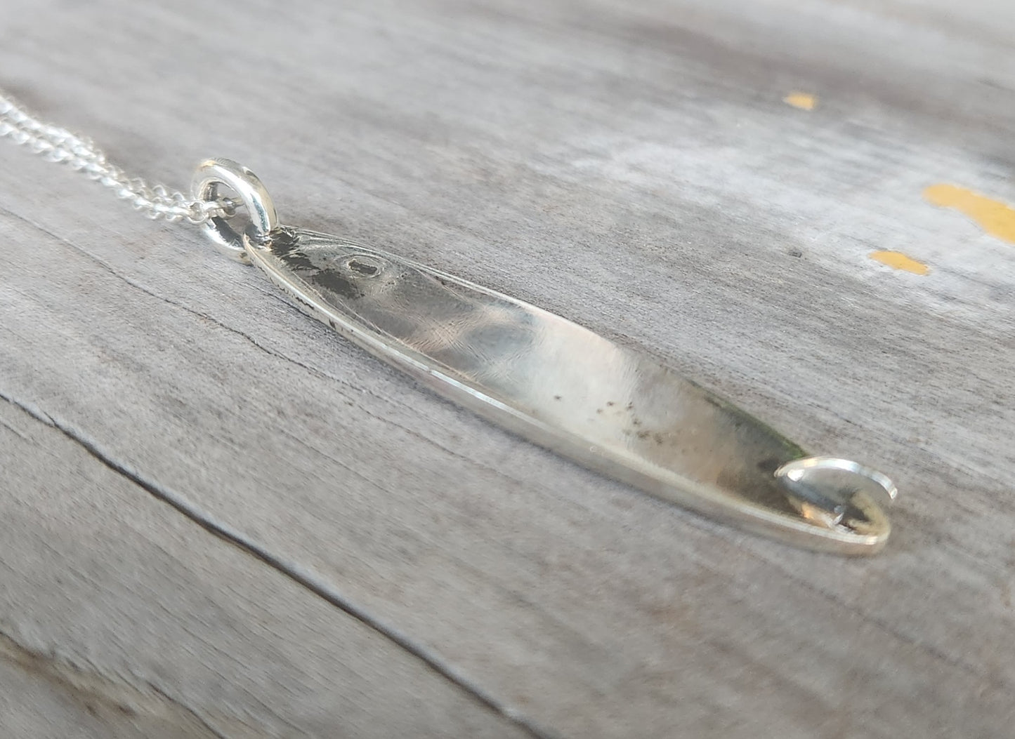 surf board,sterling silver surf pendant, wave,surfer beach jewelry,handmade,