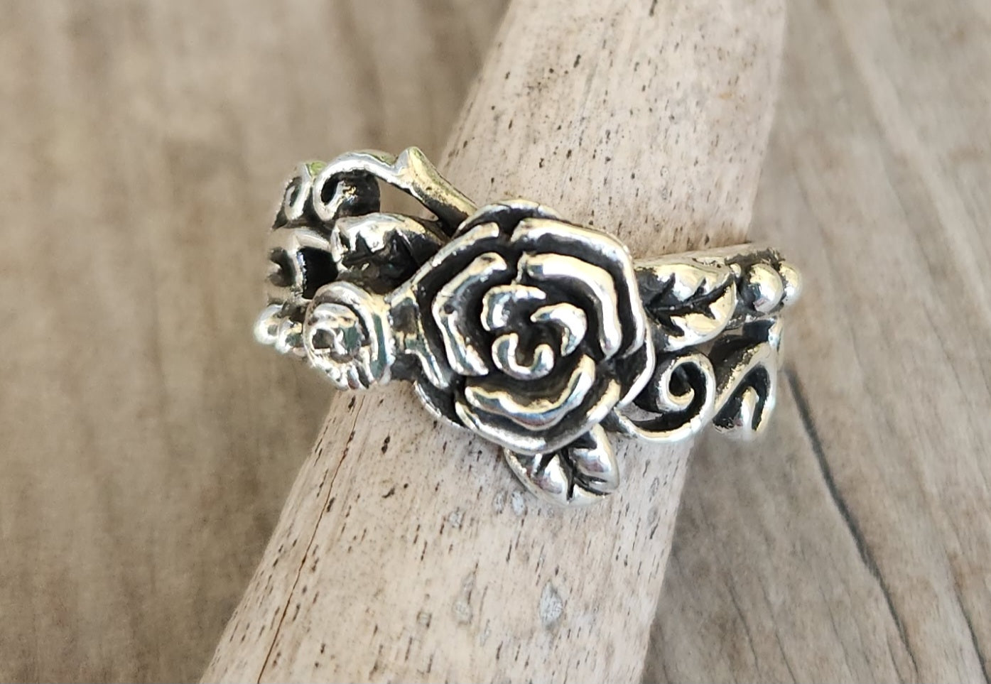 rose cz ring,sterling silver,cubic zirconias, flower boho, steampunk,gothic,art nouveau ,victorian,vintage,handmade,gypsy,goddess,women fashion
