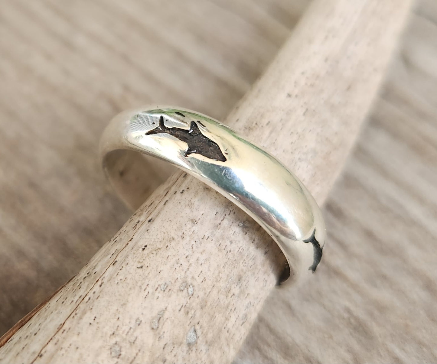 dolphin ring,925 sterling silver,6mm band silver,porpous