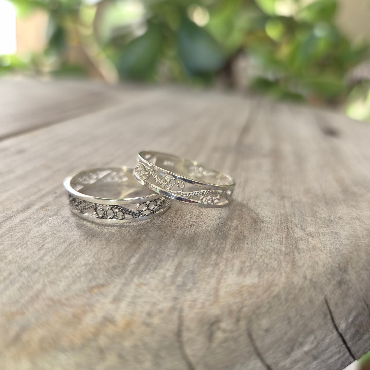 Silver filegree ring,925 sterling silver band,vintage stackable band,boho,goddess,wedding