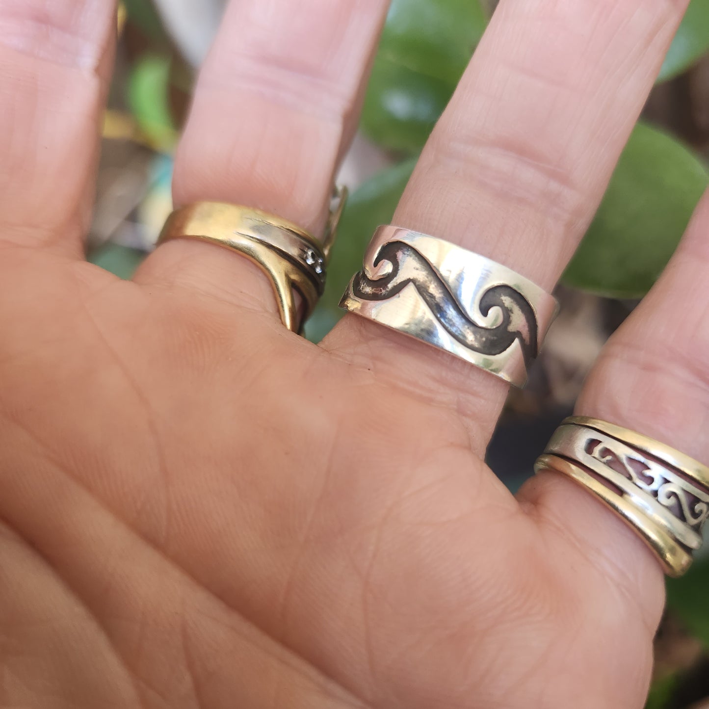 Wave Surf ring,925 sterling silver, ocean sea wedding ring
