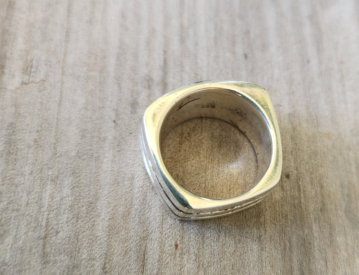 Heavy 13mm wide band, rectangle,925 sterling silver, heavy plain silver, handmade,ladies fashion,wide silver ring,flat top.