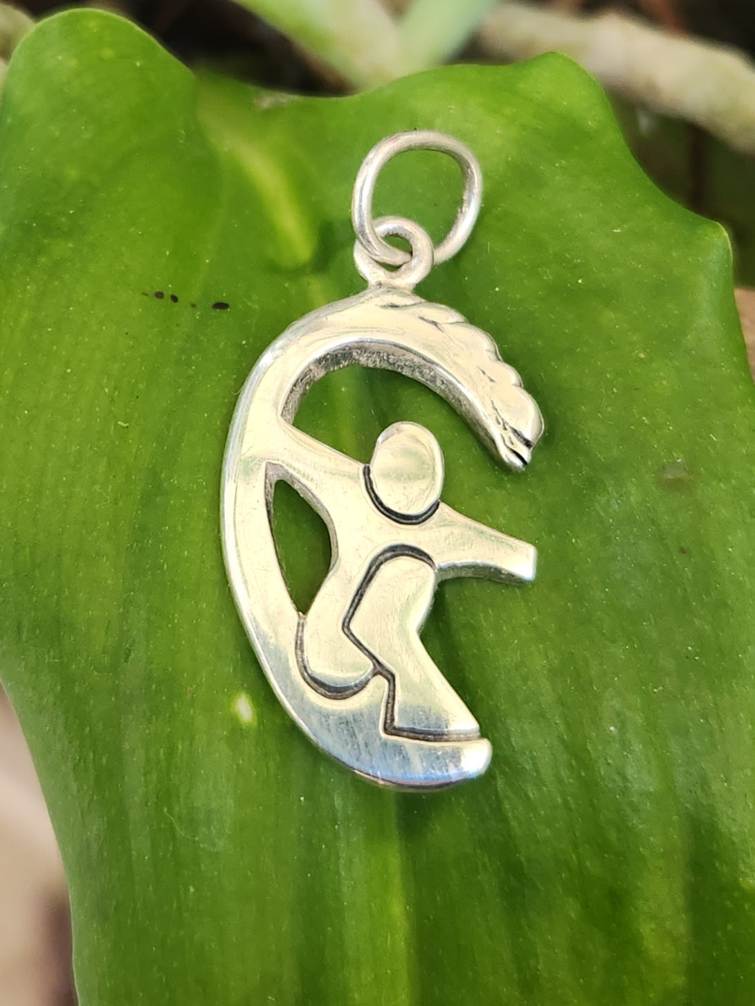 surfer pendant,925 sterling silver,surfboard rider,wave,surf beach ocean jewelry,handmade